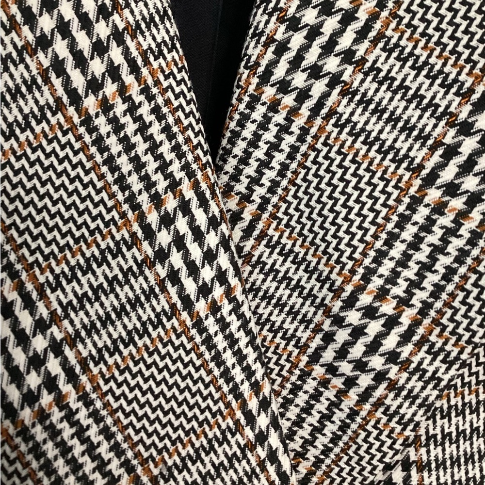 Deadstock Vintage RAFAEL Houndstooth Blazer with Black Buttons 12 - Picture 6 of 13